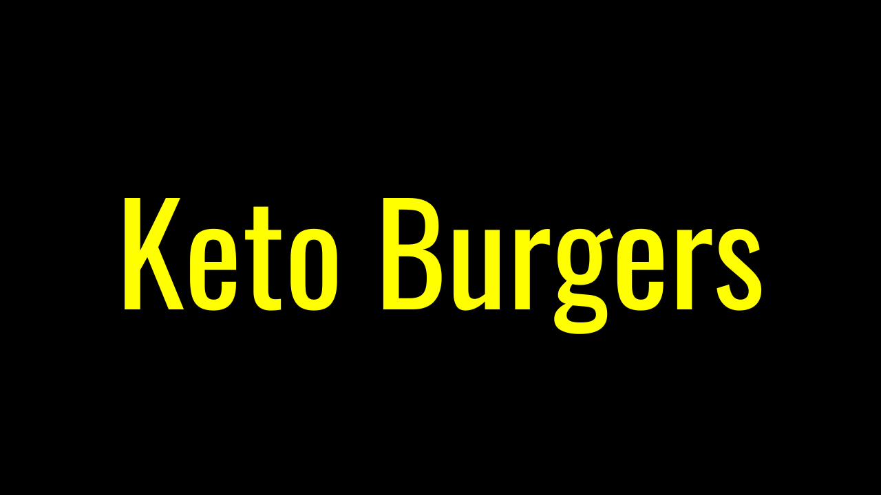 Keto Burger Options At McDonald's