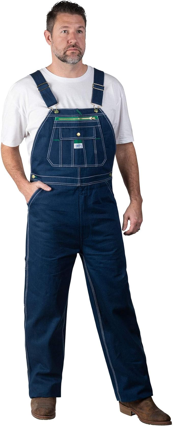 Liberty Mens Rigid Denim Bib Overall